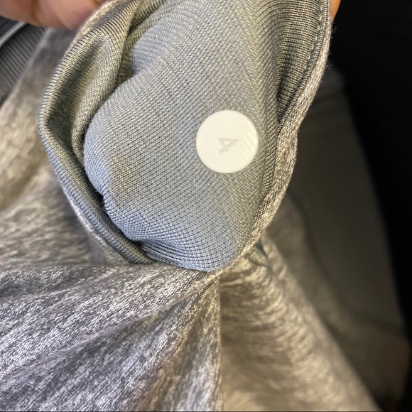 Lululemon Heathered Gray High Rise Mesh Leggings - Picture 2 of 3